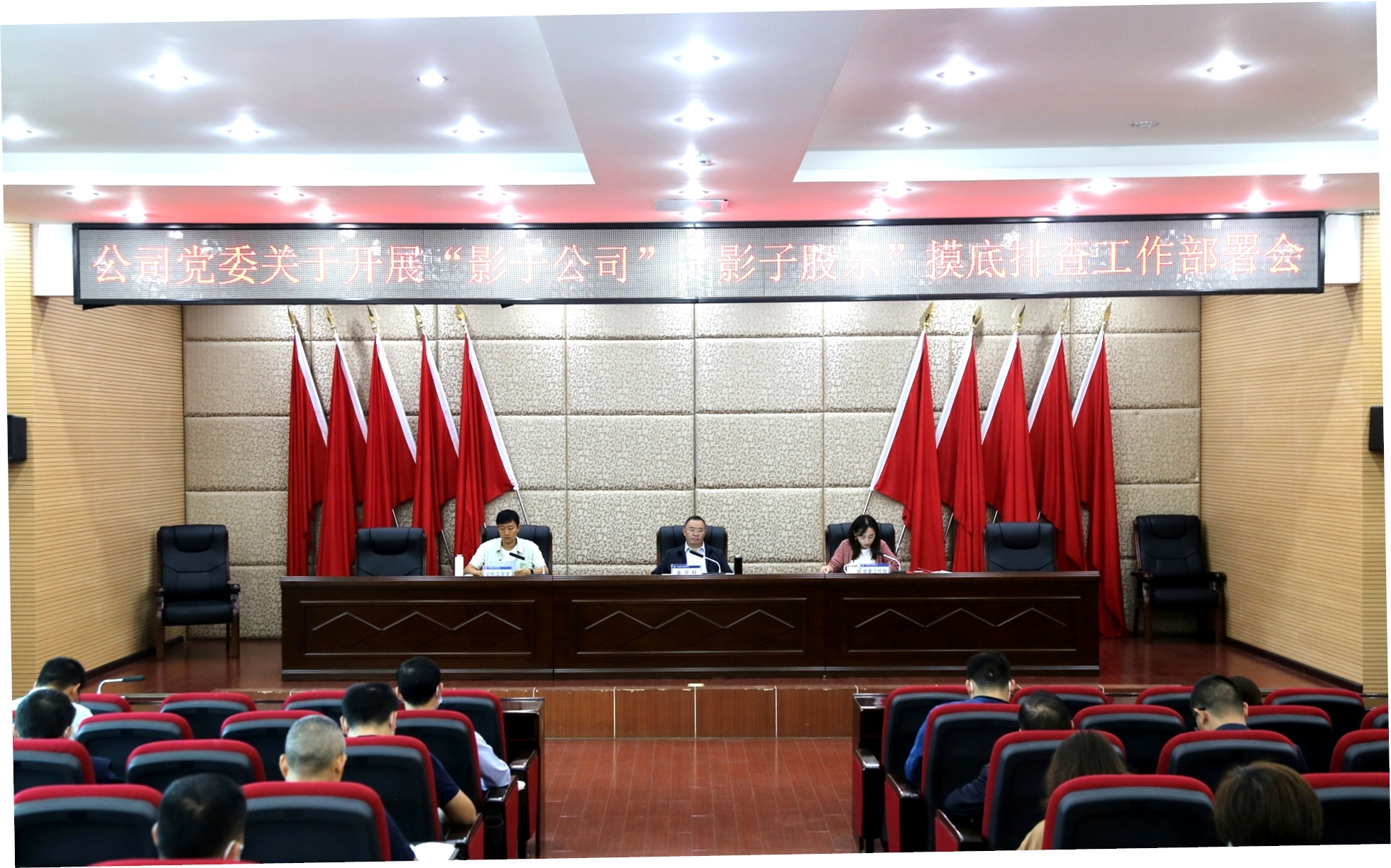 【公司动态】永利yl23411集团党委召开经营管理突出问题专项整治工作暨“影子公司”“影子股东”摸底排查工作部署会